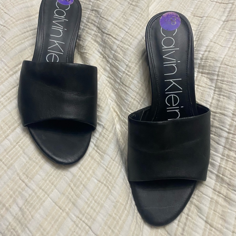 Calvin Klein Black Women's Mules